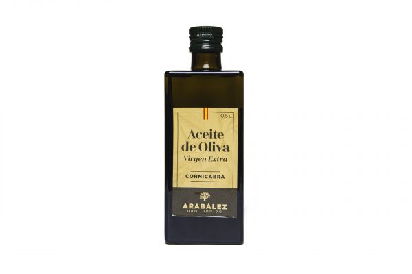 Aceite de Oliva Virgen Extra Arabález. Variedad Cornicabra 500ml.
