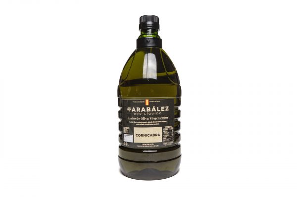 Garrafa de aceite de Oliva Virgen Extra Arabález. Variedad Cornicabra 2L.