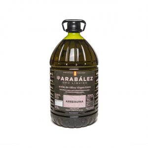 Garrafa de aceite de Oliva Virgen Extra Arabález. Variedad Arbequina 5L.