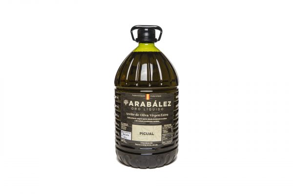 Garrafa de aceite de Oliva Virgen Extra Arabález. Variedad Picual 5L.