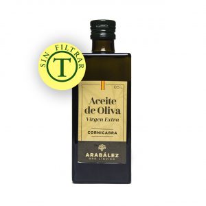 Aceite de Oliva Virgen Extra Arabález. Variedad Cornicabra 500ml. SIN FILTRAR