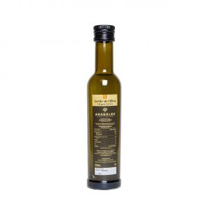 Aceite de Oliva Virgen Extra Arabález. Variedad Cornicabra 250ml.