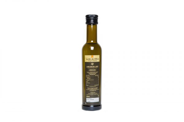 Aceite de Oliva Virgen Extra Arabález. Variedad Cornicabra 250ml.